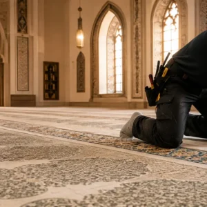 Mosque carpet sale & fixing